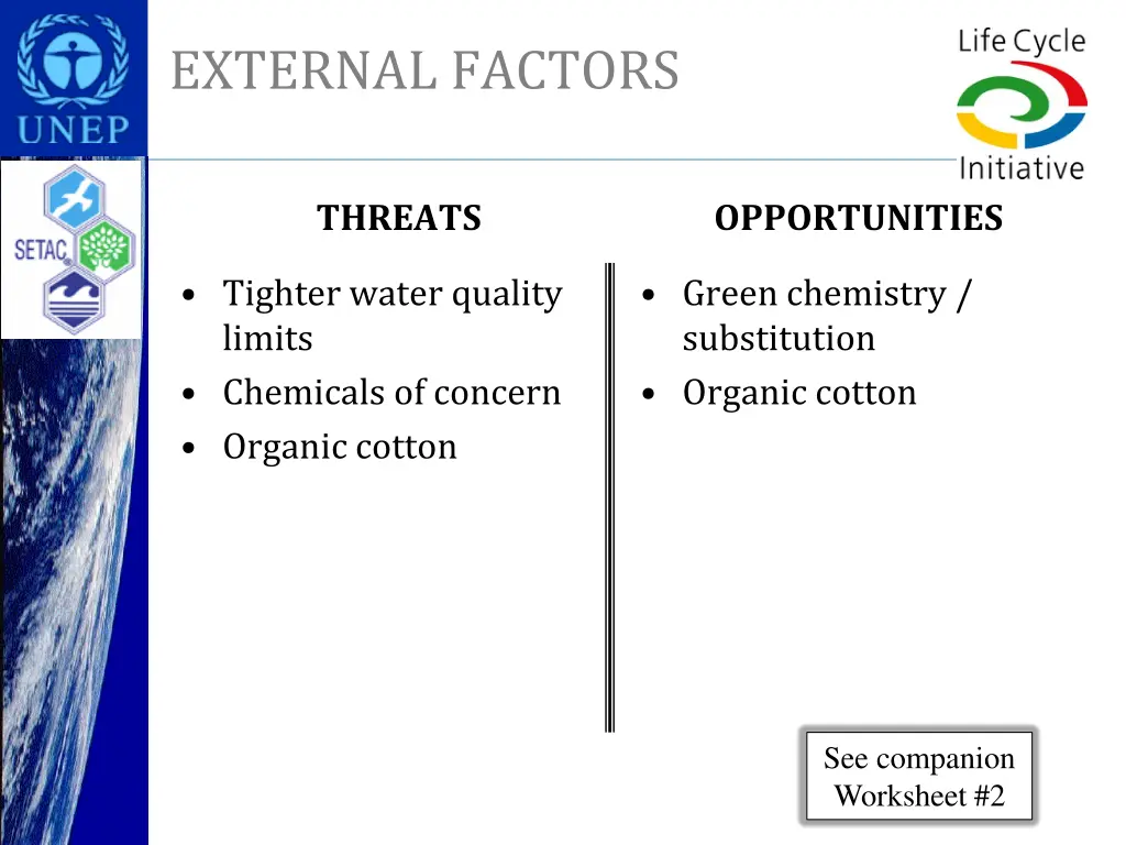 external factors