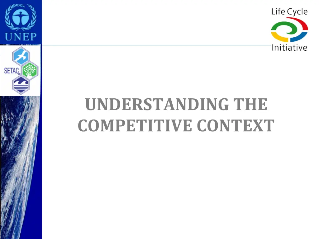 understanding the competitive context