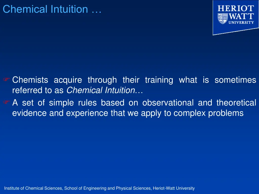 chemical intuition