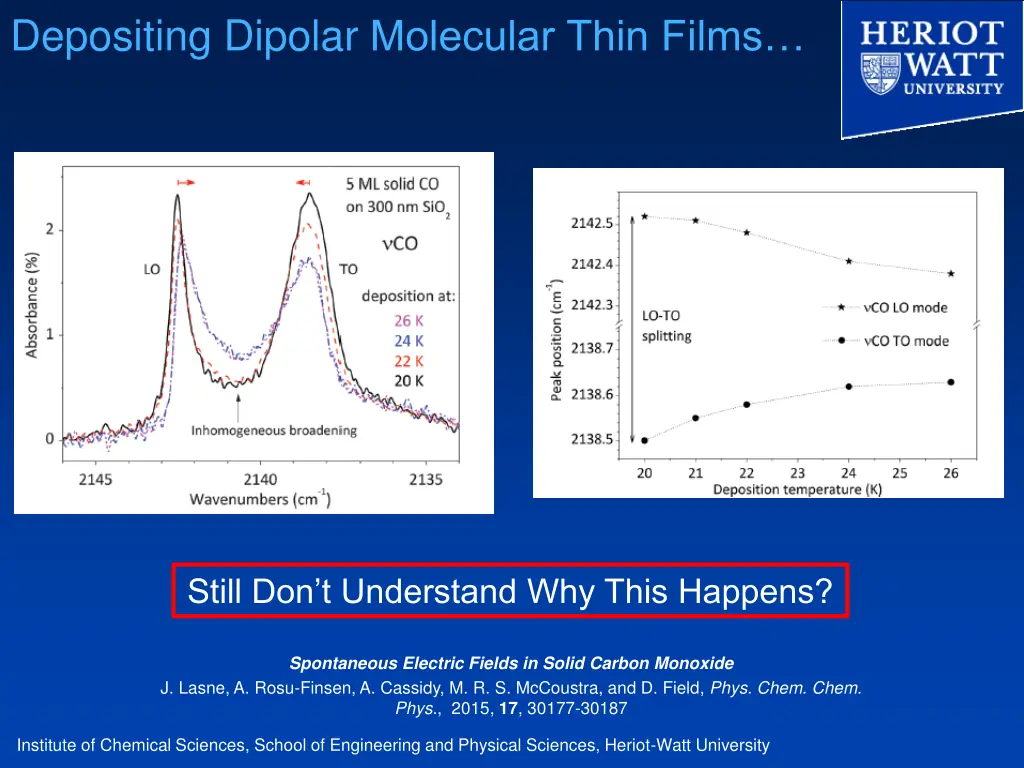 depositing dipolar molecular thin films 2