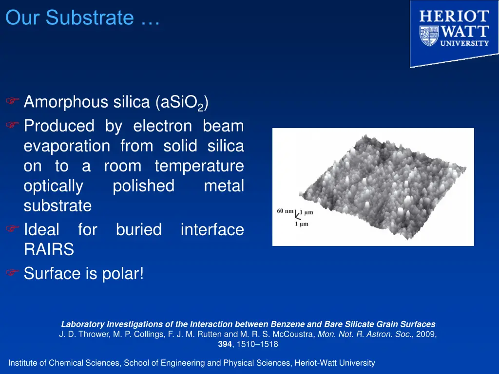 our substrate