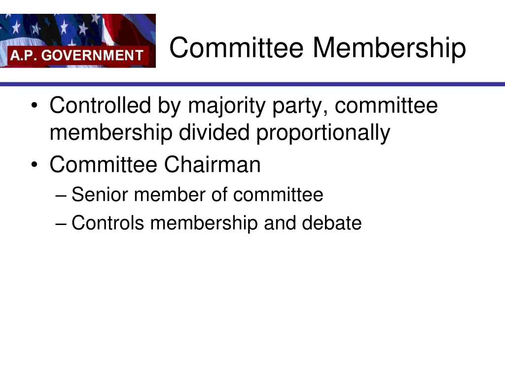 committee membership