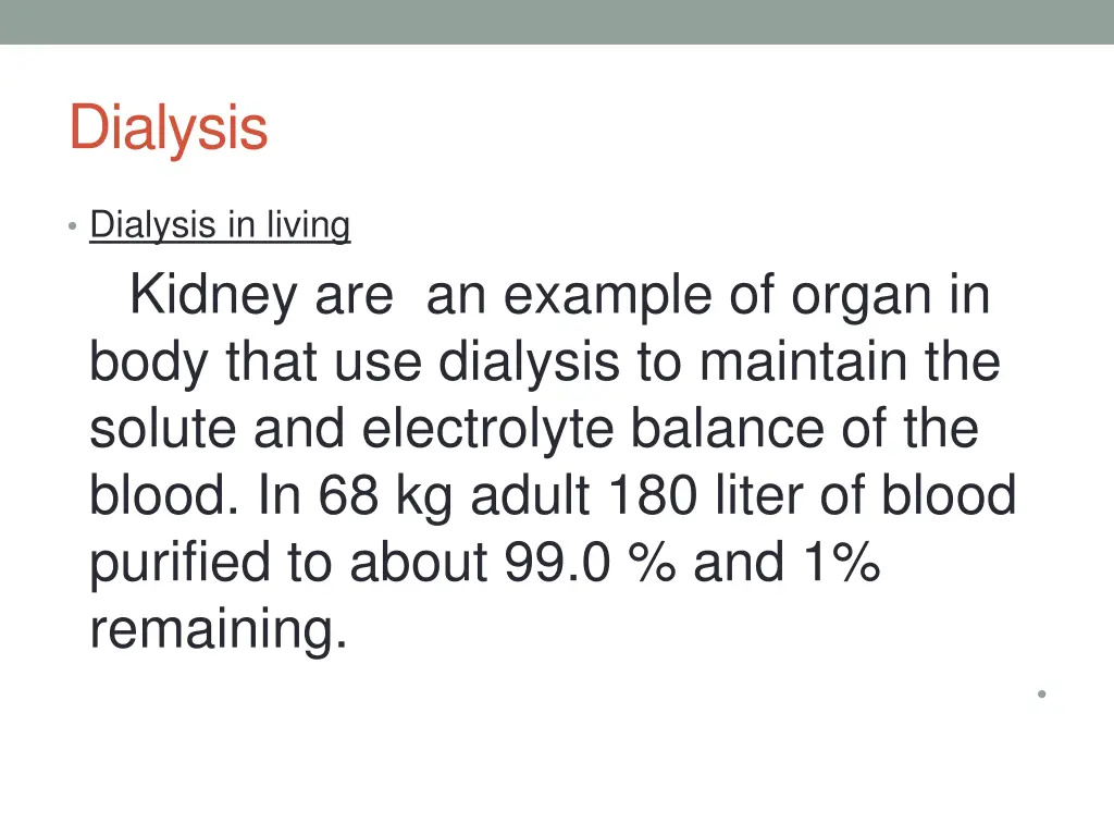 dialysis