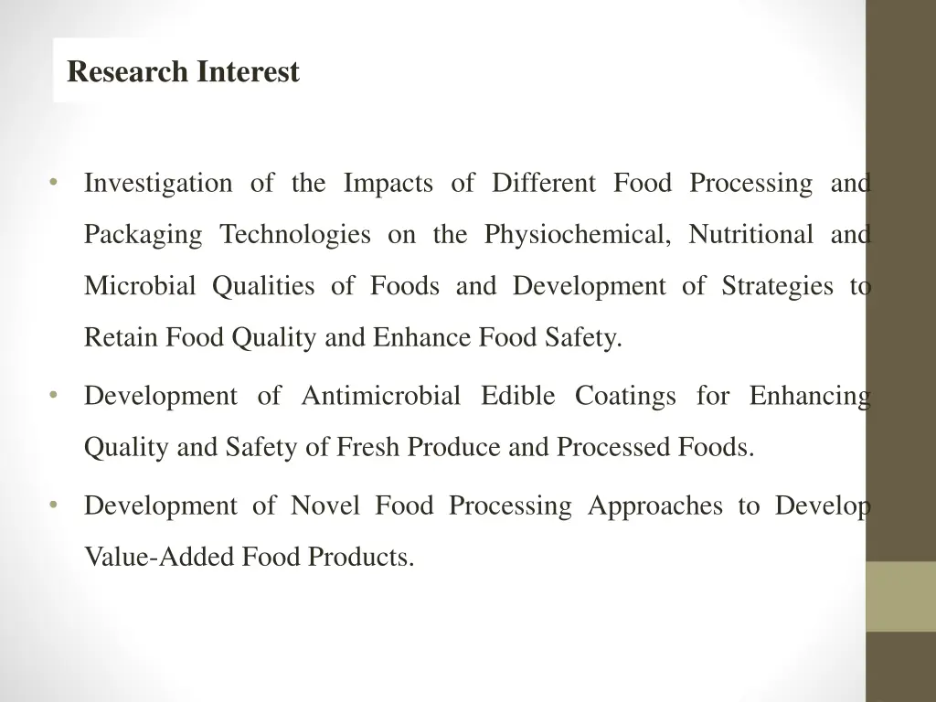 research interest