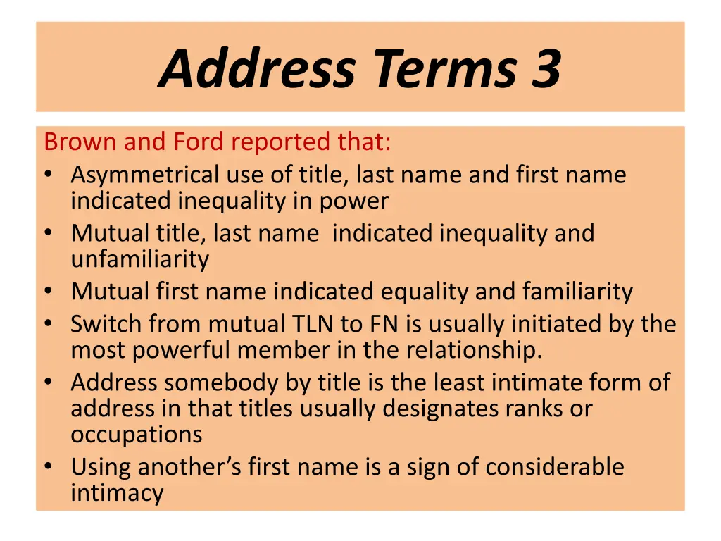 address terms 3