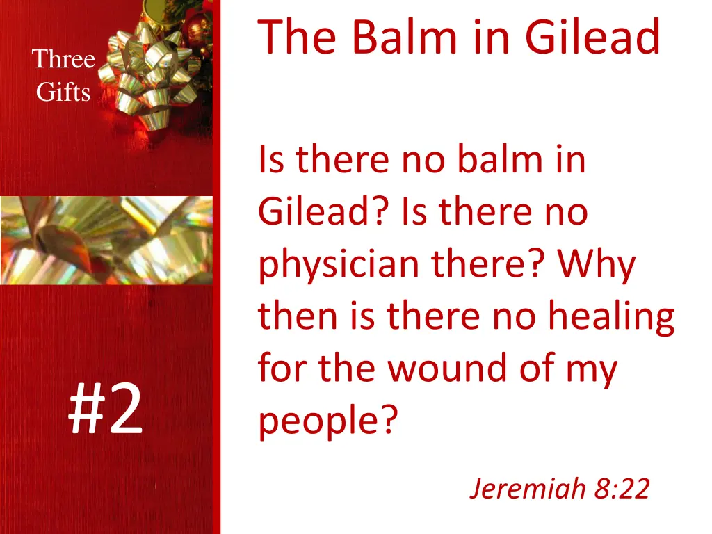 the balm in gilead