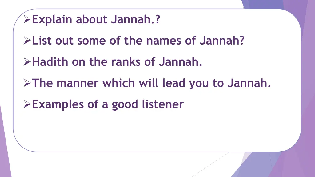 explain about jannah