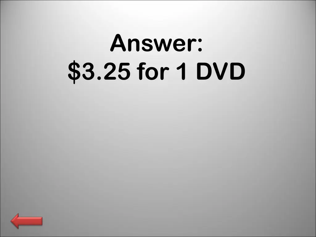 answer 3 25 for 1 dvd