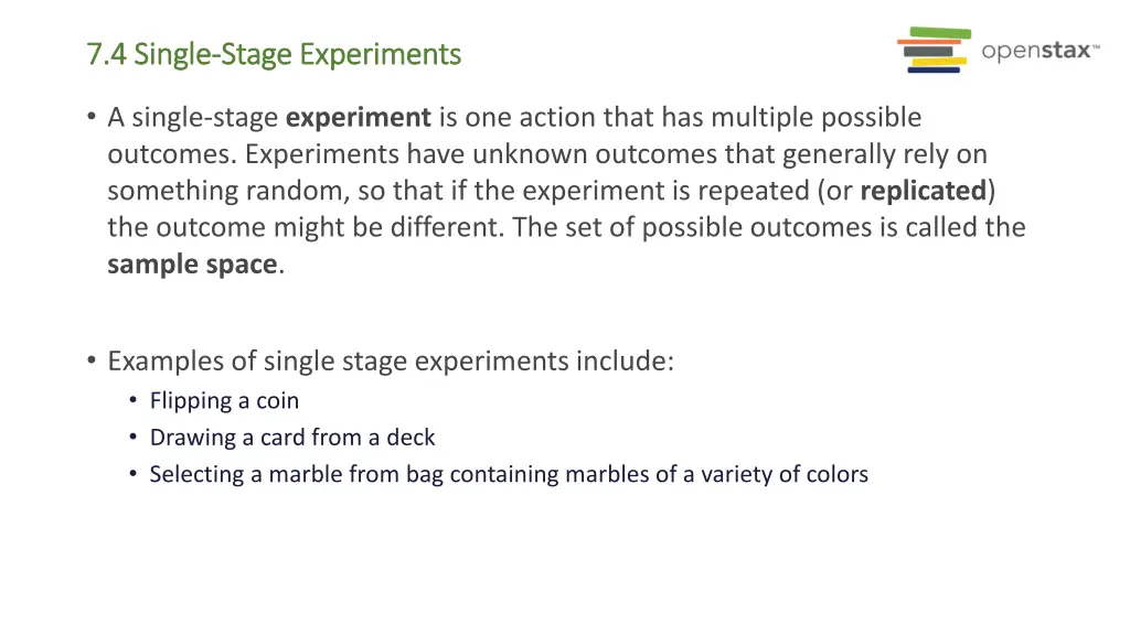 7 4 single 7 4 single stage experiments stage