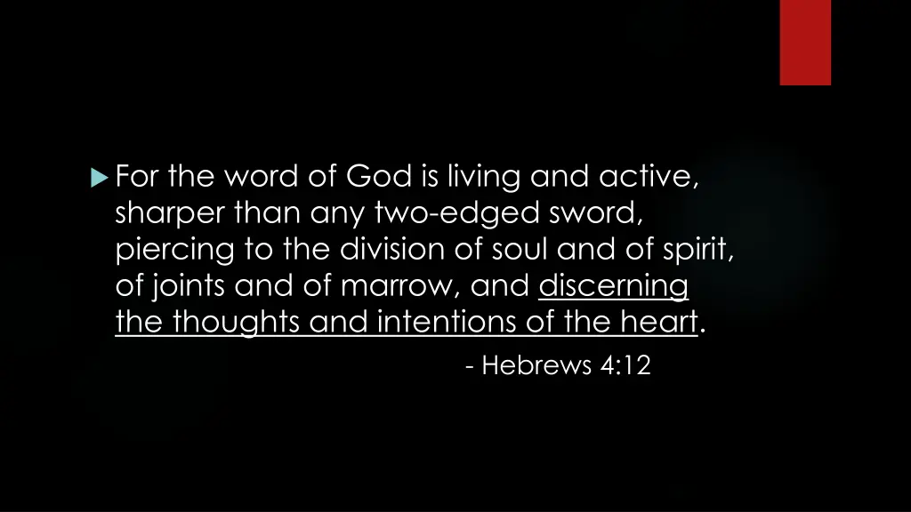 for the word of god is living and active sharper