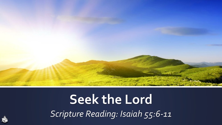 seek the lord scripture reading isaiah 55 6 11