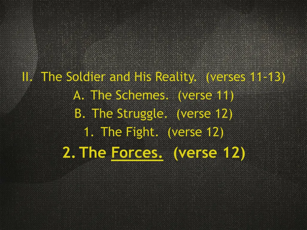 ii the soldier and his reality verses 3