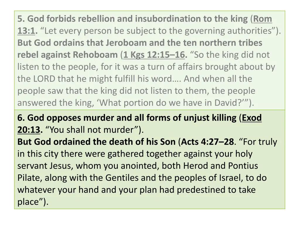 5 god forbids rebellion and insubordination 1