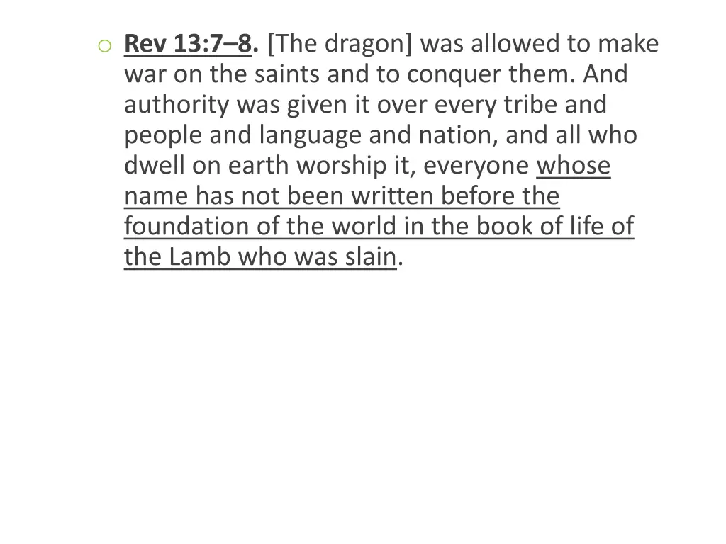 o rev 13 7 8 the dragon was allowed to make