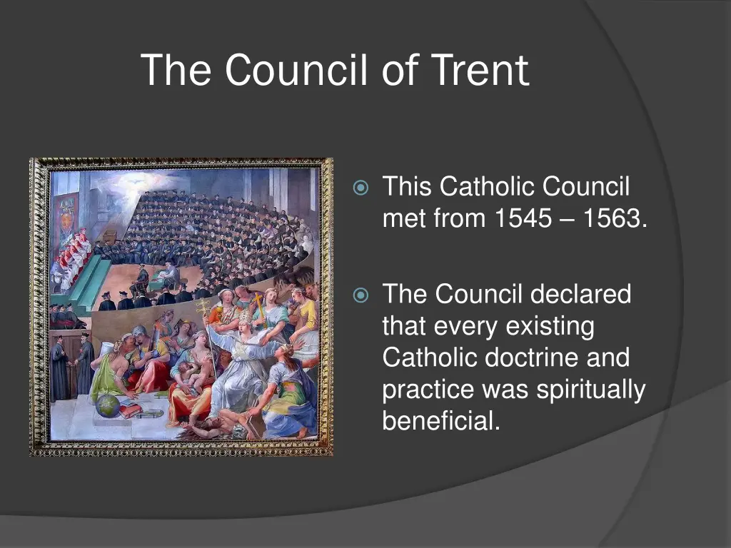 the council of trent