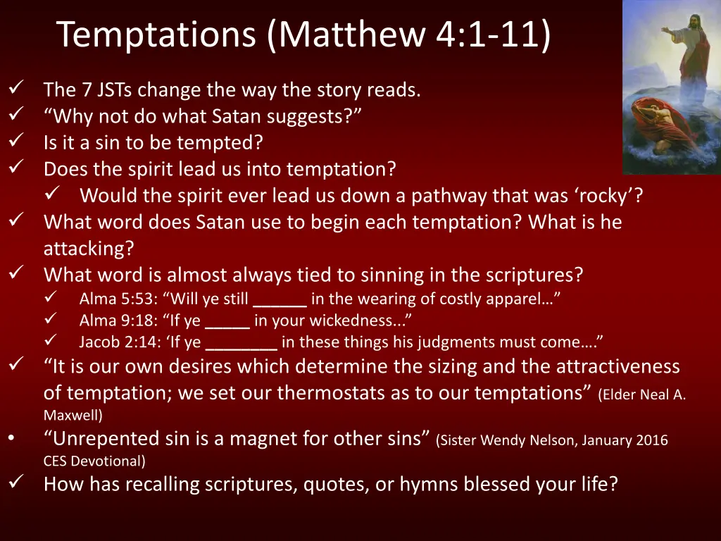 temptations matthew 4 1 11