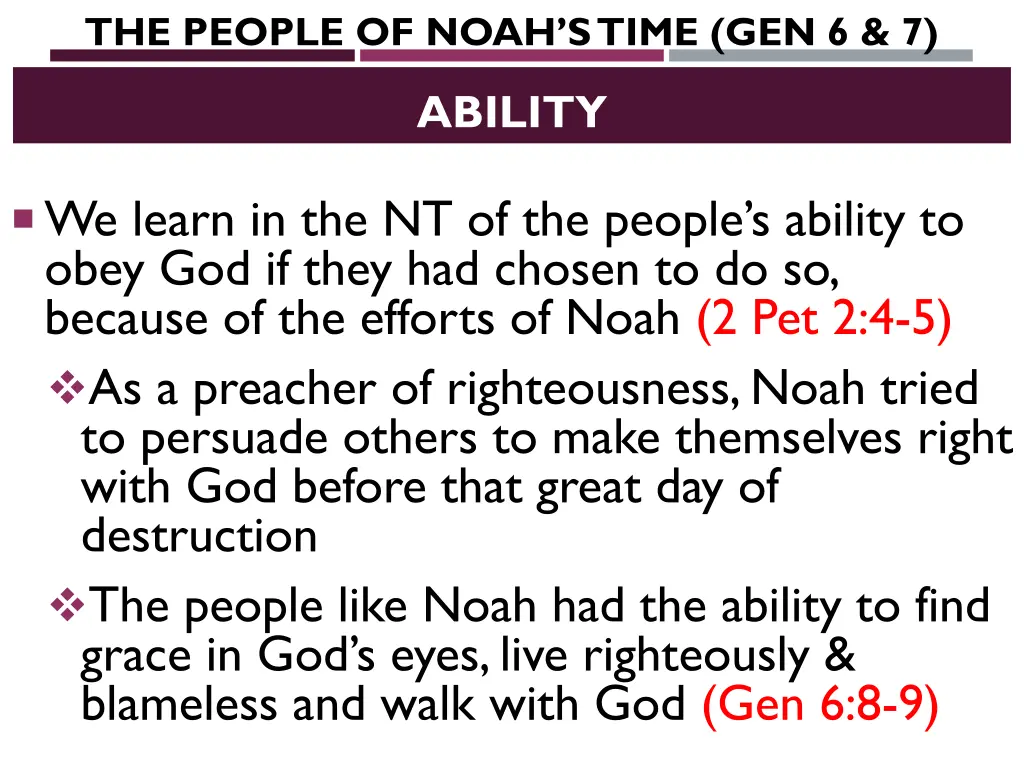 the people of noah s time gen 6 7 3