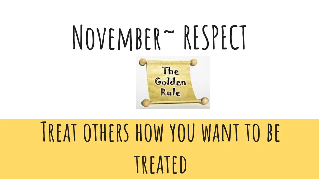 november respect