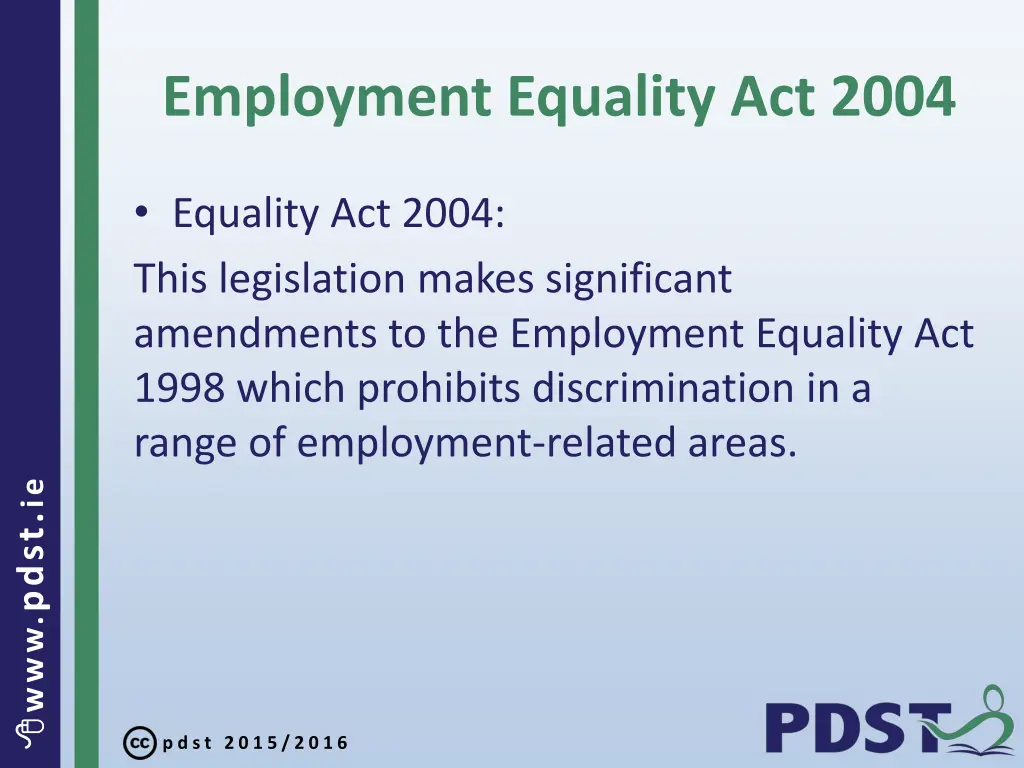 employment equality act 2004