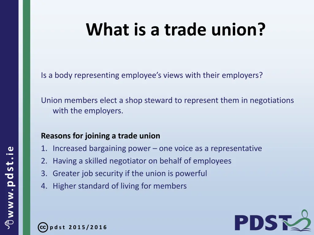 what is a trade union