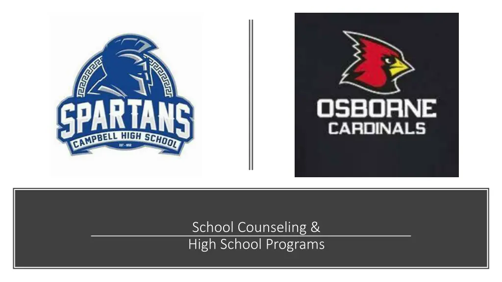 school counseling high school programs