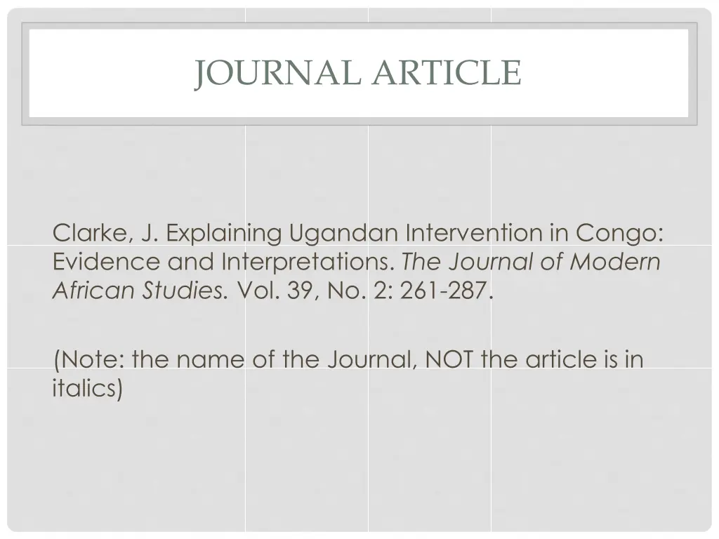 journal article