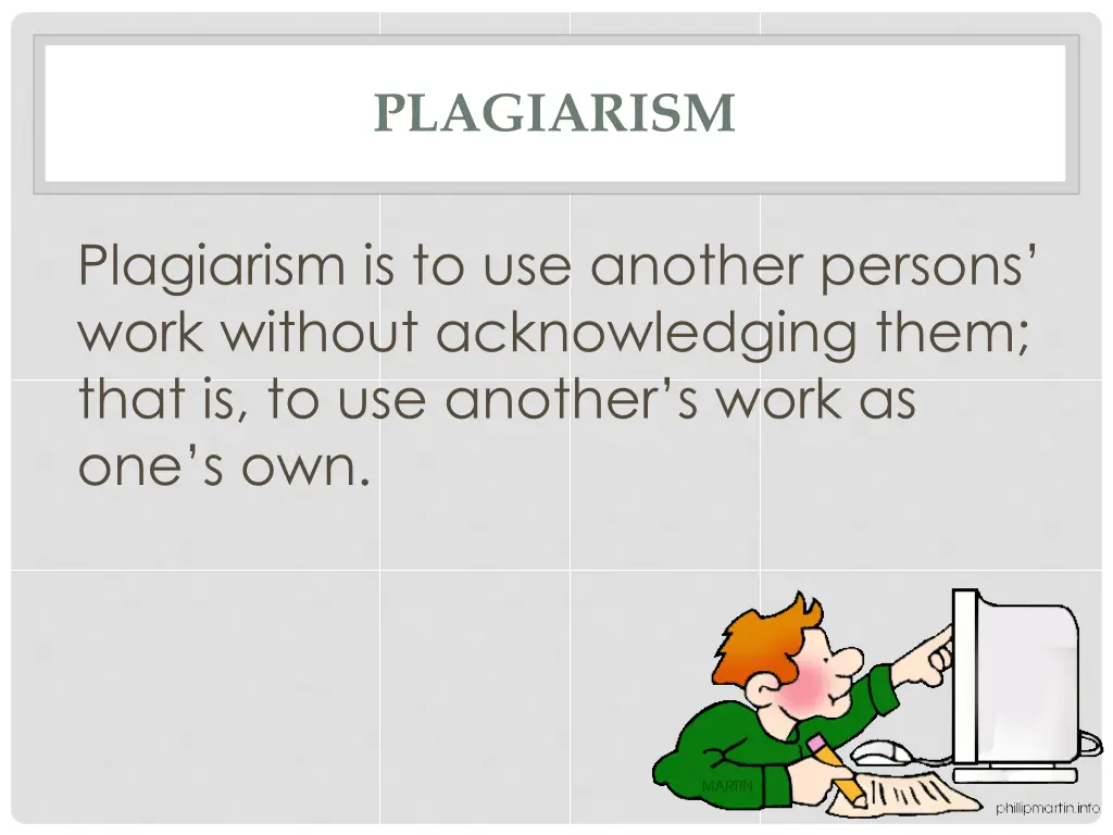 plagiarism