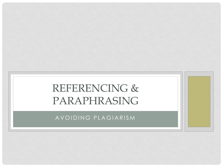 referencing paraphrasing