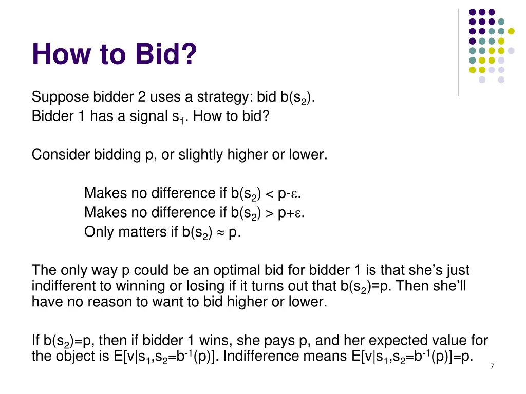 how to bid