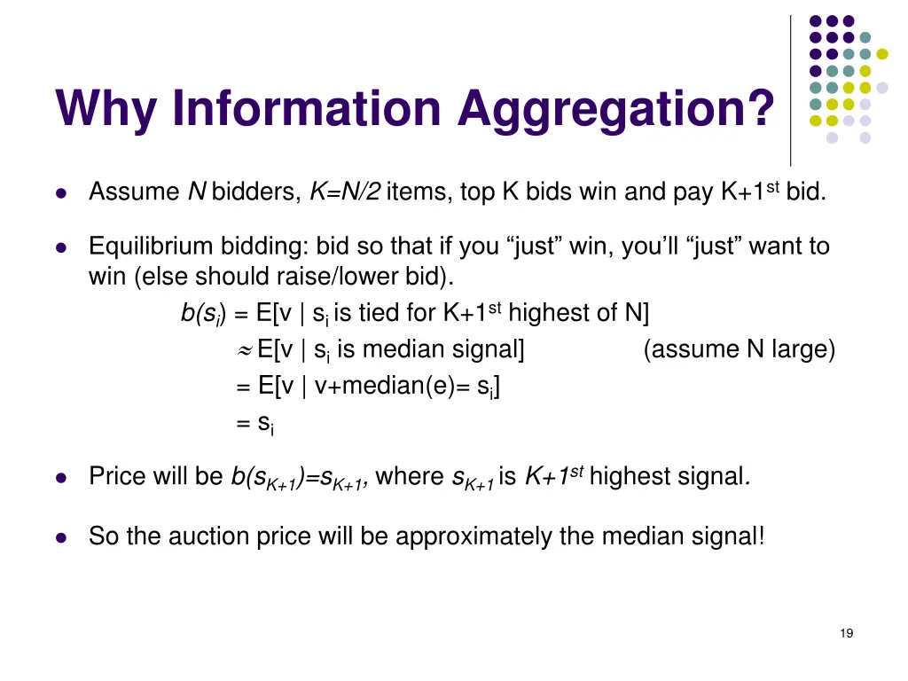 why information aggregation