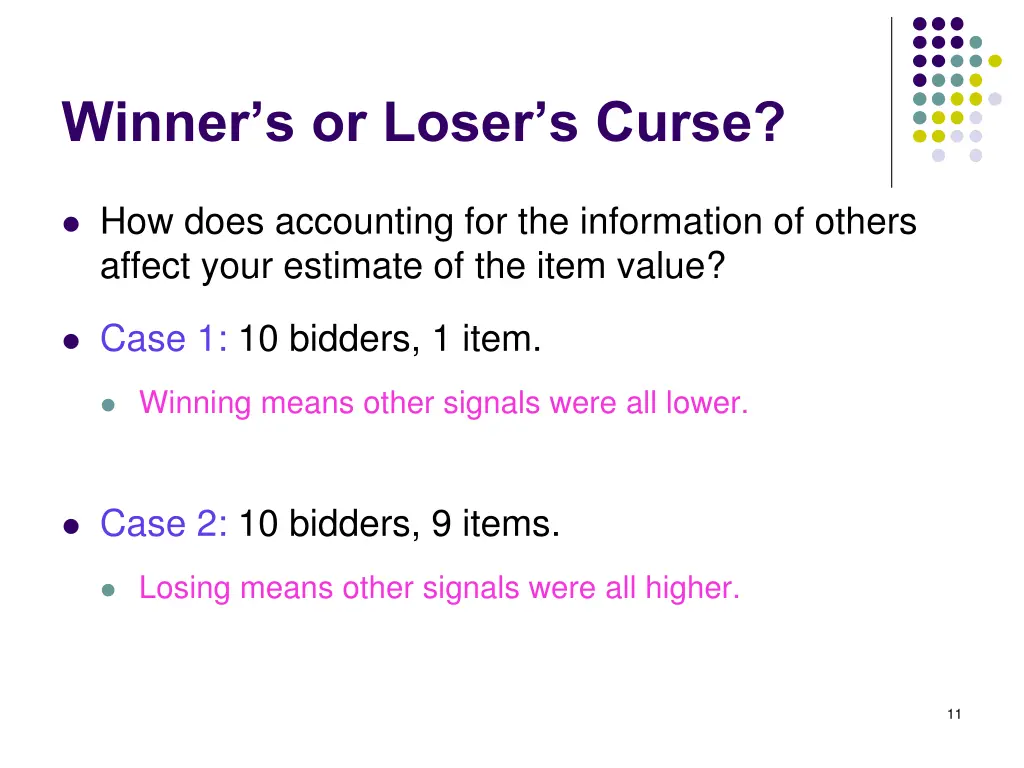 winner s or loser s curse