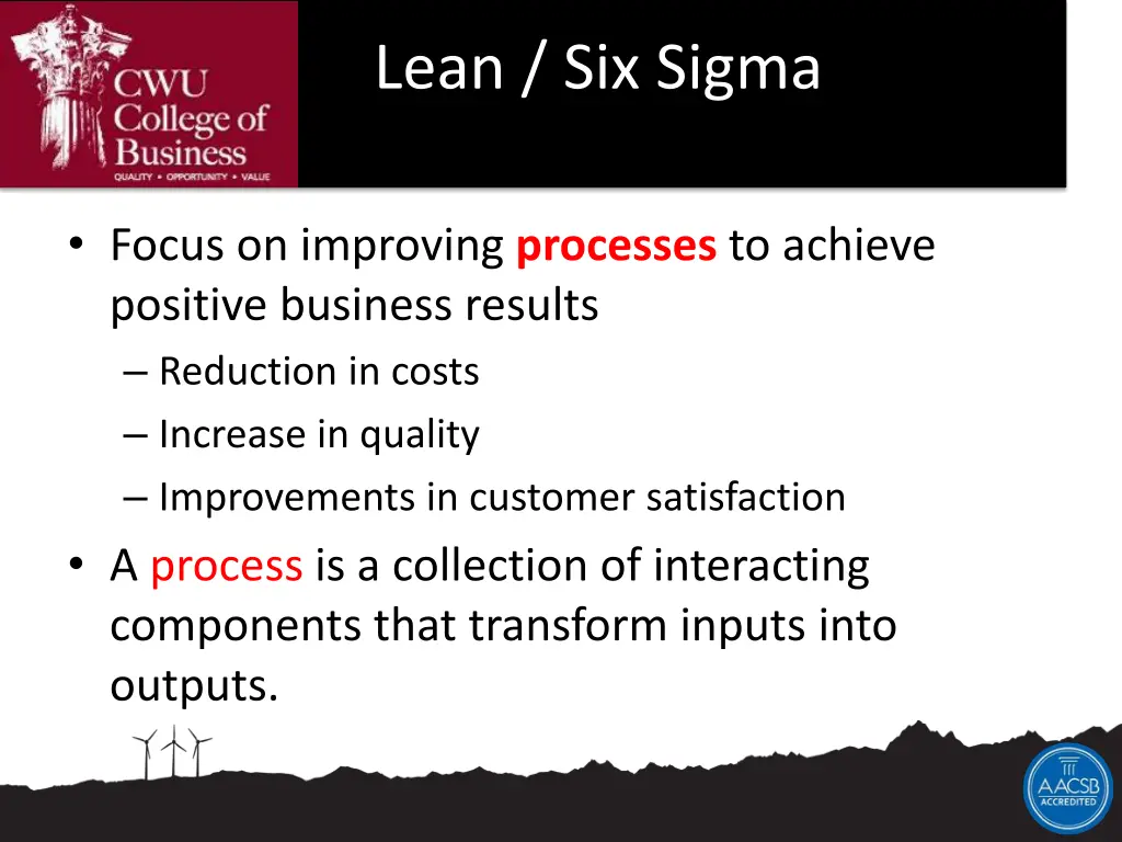 lean six sigma