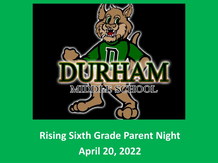 rising sixth grade parent night april 20 2022