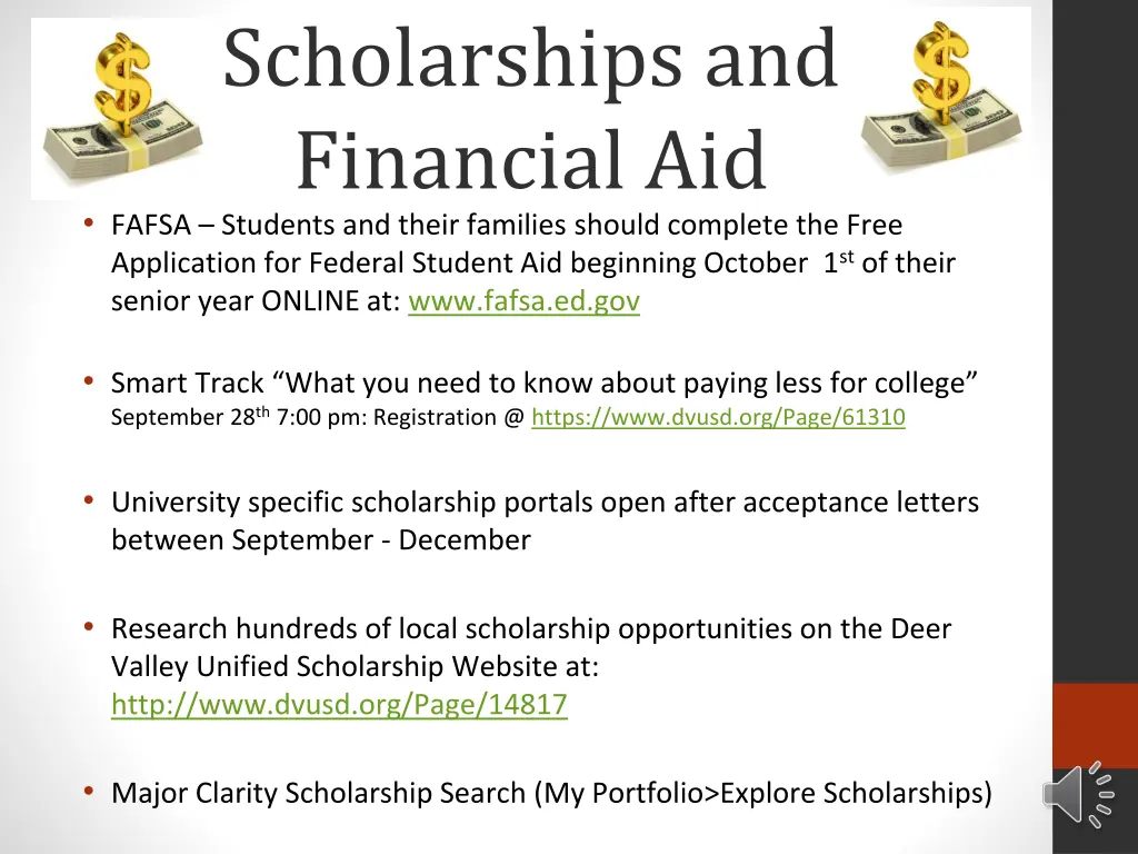 scholarships and financial aid fafsa students