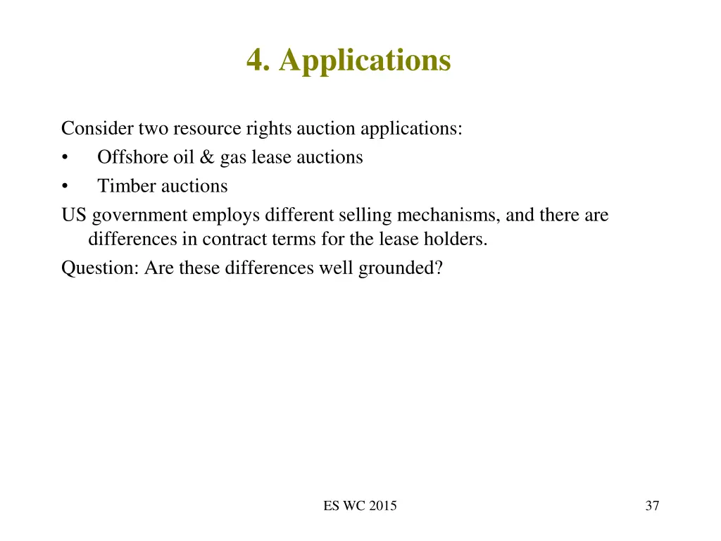 4 applications