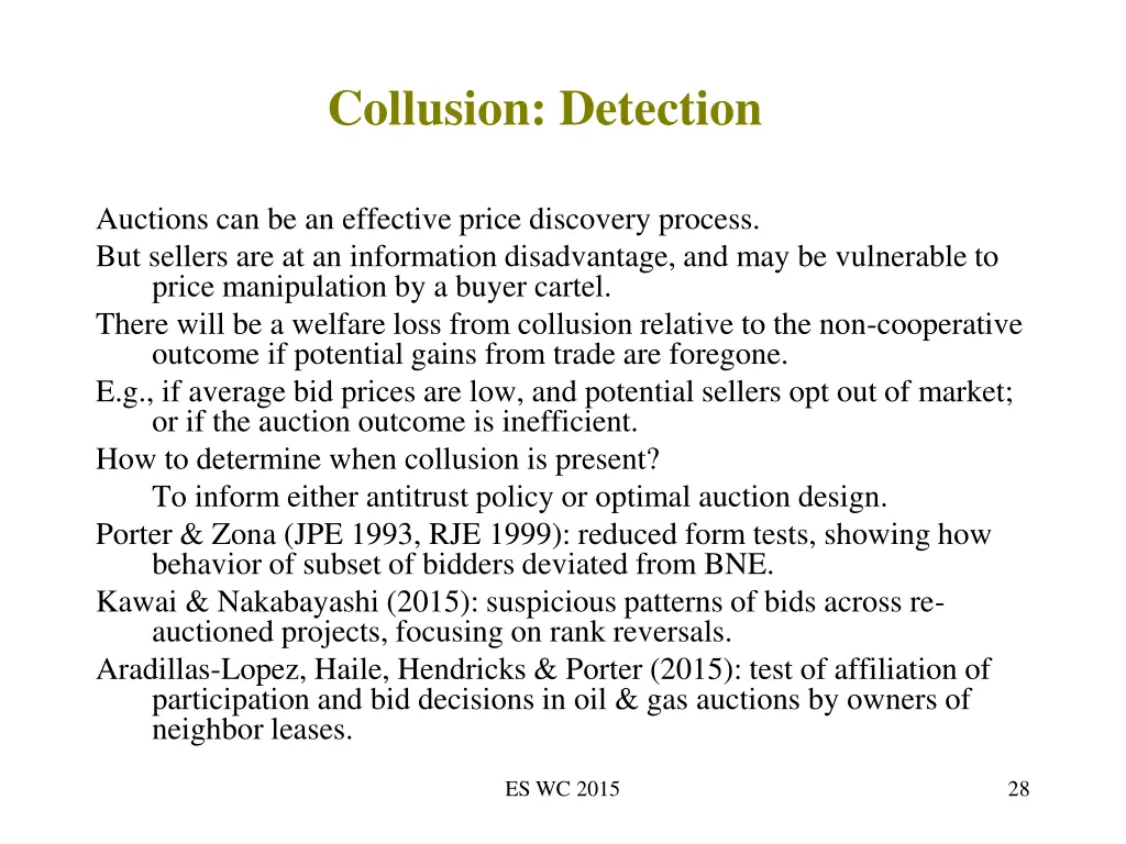 collusion detection