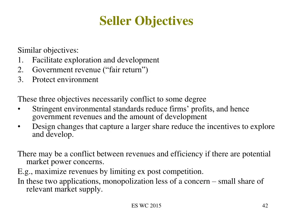 seller objectives