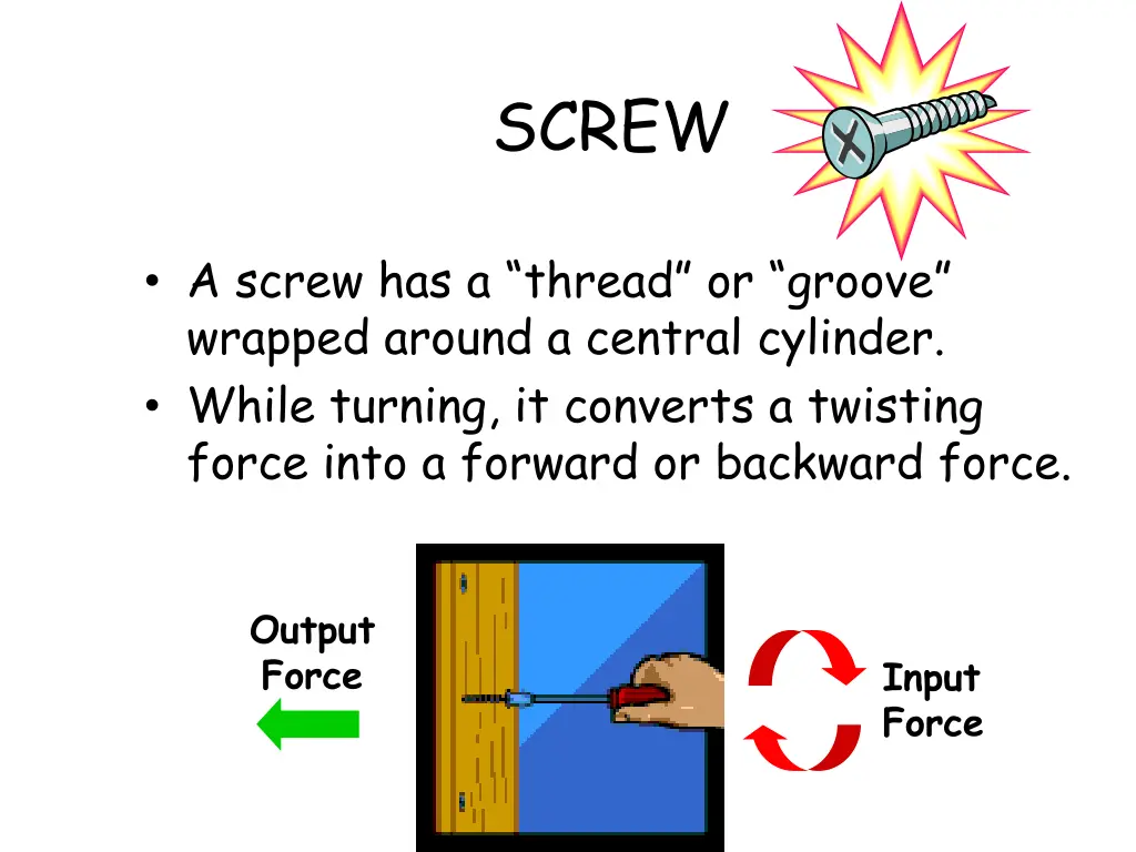 screw