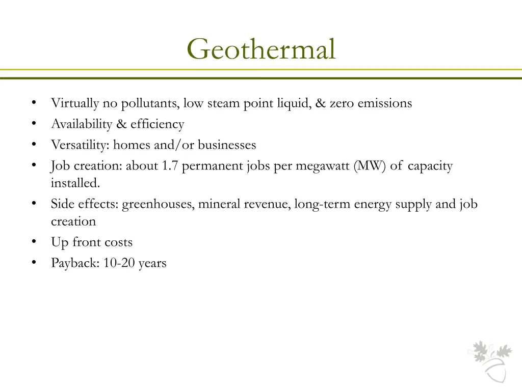 geothermal 1