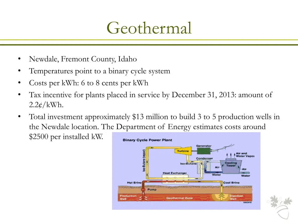 geothermal