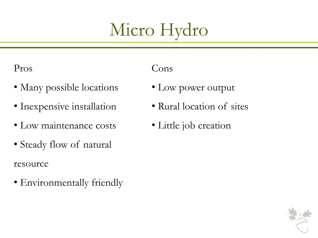 micro hydro 1