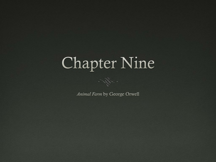 chapter nine