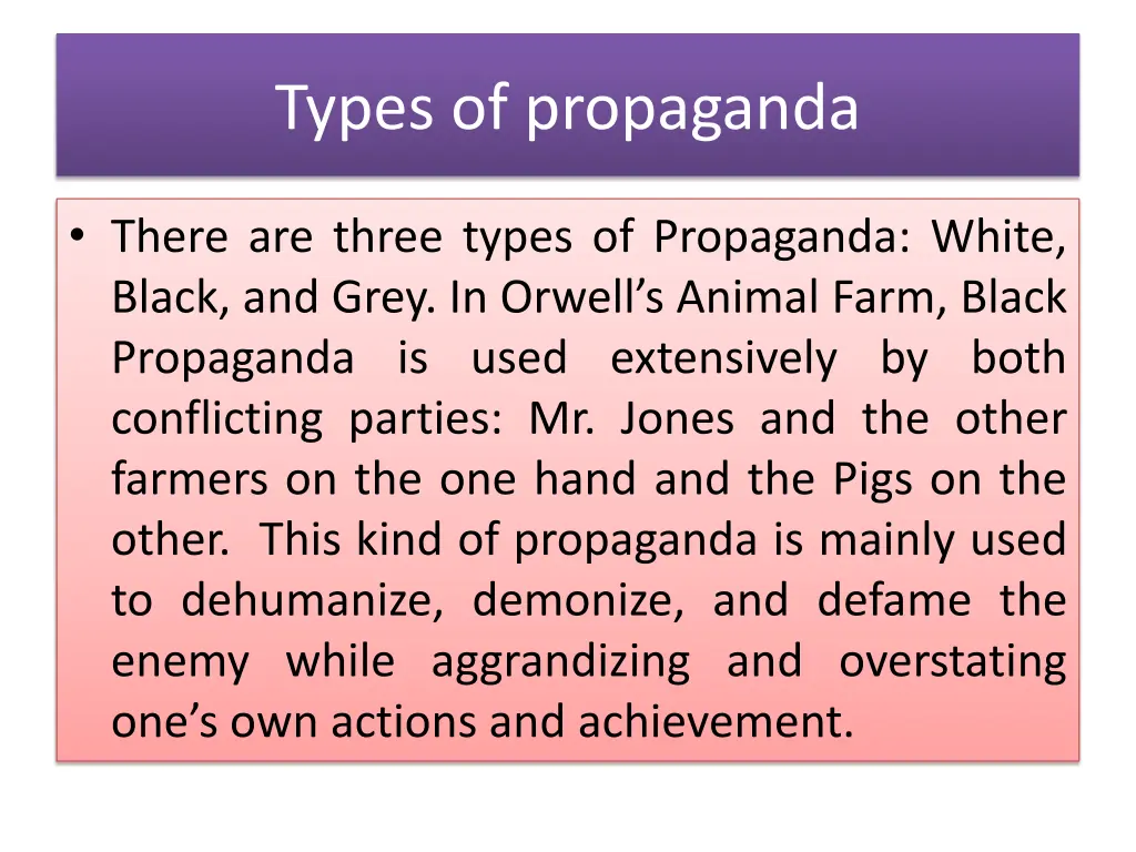 types of propaganda