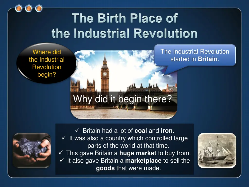 the industrial revolution started in britain