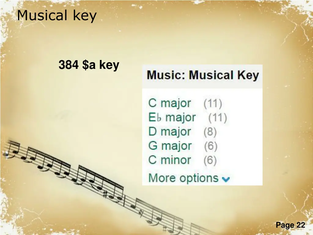 musical key