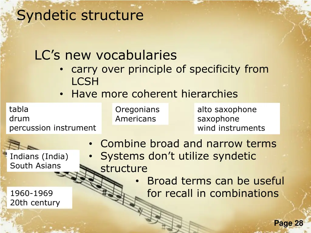 syndetic structure