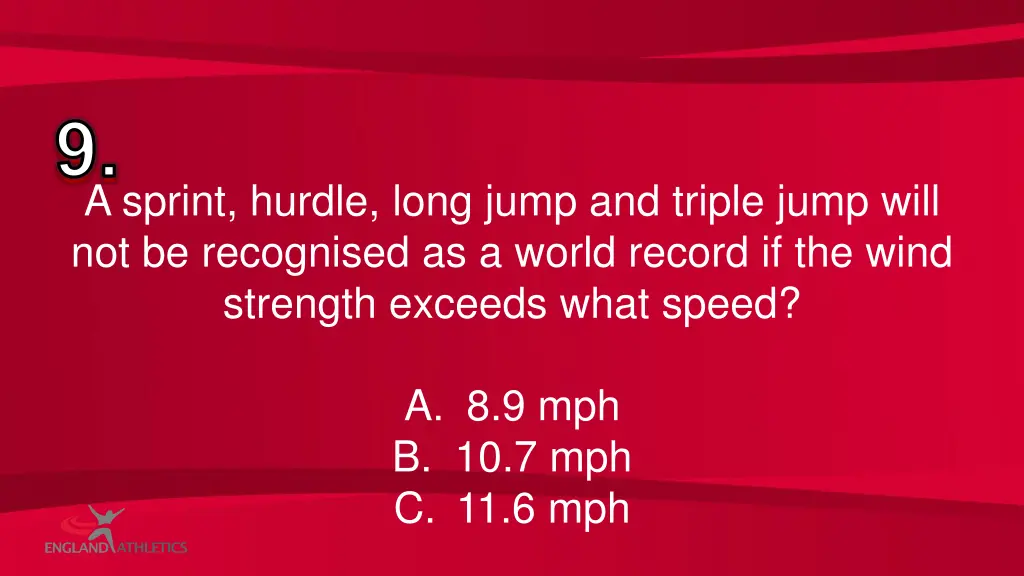 9 a sprint hurdle long jump and triple jump will