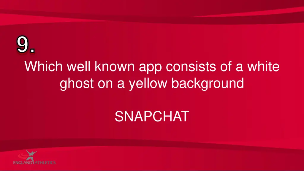 9 which well known app consists of a white ghost