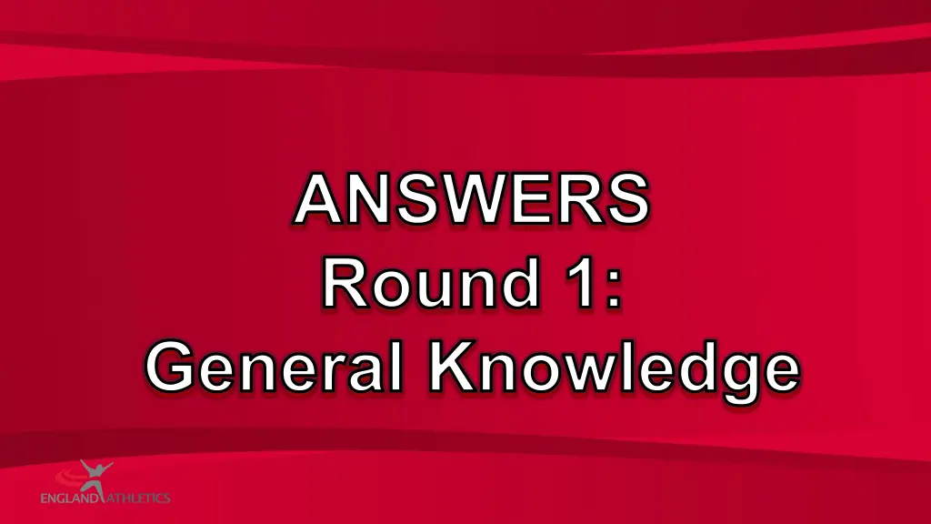 answers round 1 general knowledge