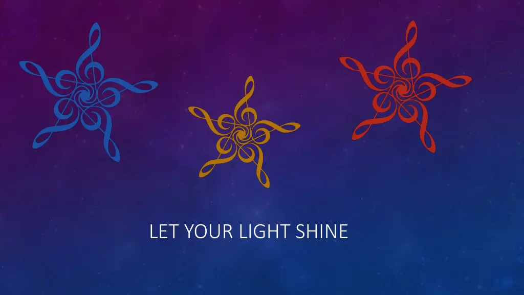 let your light shine